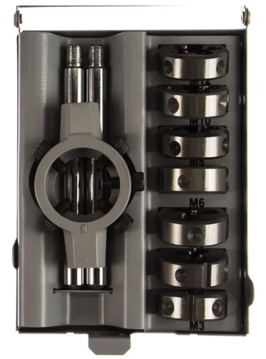 [MDS8] Die set, 8 pcs, M3-M12 HSS (MDS8, THORVIK)
