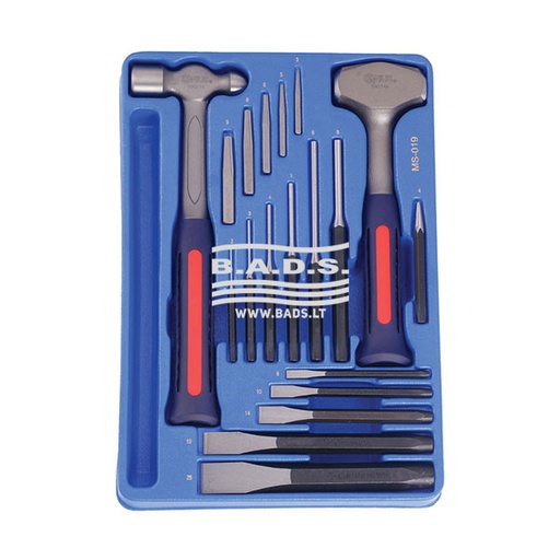 [MS-019] [MS-019] [MS-019] Įrankių komplektas į vežimėlį (19vnt)