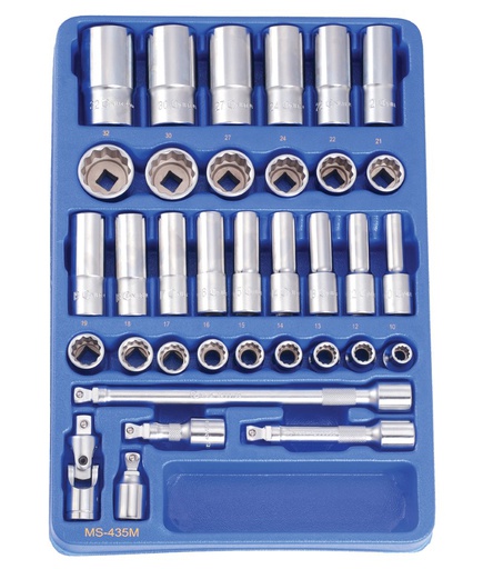 [MS-435M] [MS-435M] [MS-435M] Įrankių komplektas į vežimėlį ( 35 vnt.)