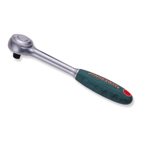 [R3503] 3/8" ROUND HEAD TYPE ANTI-SLIP GRIP RATCHET HANDLE