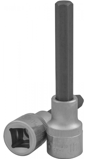 [S09H4316] 1/2"DR. HEX BIT SOCKET SIZE: H16, L: 100 MM