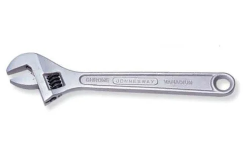 [W27AS10] 10" ADJUSTABLE ANGLE WRENCH, CR-V STEEL, SATIN FINISH