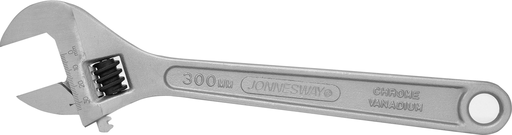 [W27AS12] 12" ADJUSTABLE ANGLE WRENCH, CR-V STEEL, SATIN FINISH