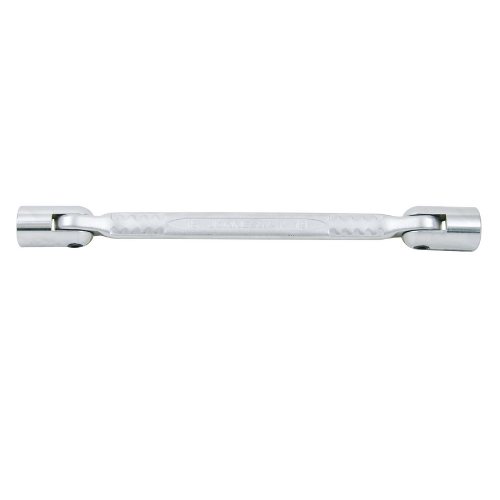 [W43A1719] Dvipusis lankstus raktas su galvutėmis, dydis: 17 x 19 mm