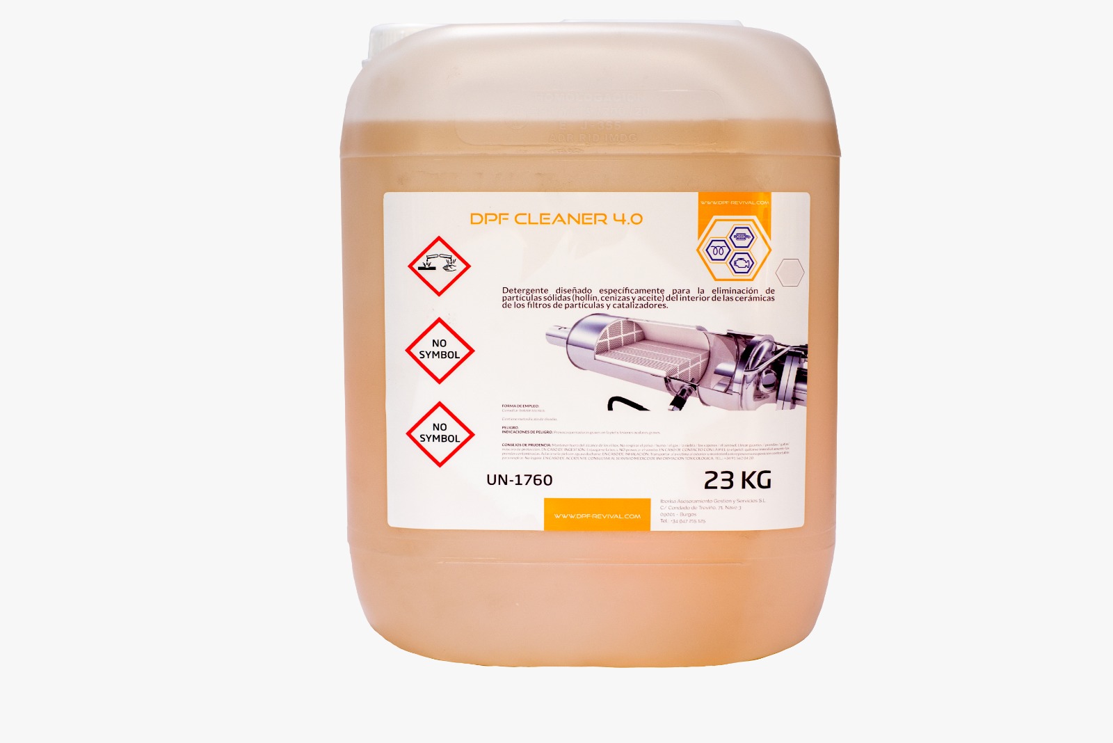 Specialus skystis DPF plovykloms 20 L (DPF-CLEANER4.0)
