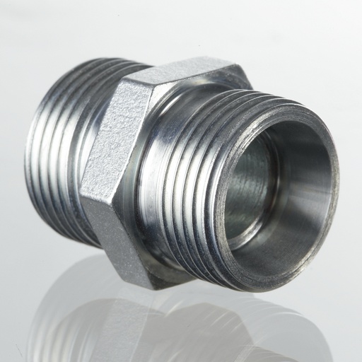 [XVNW20HL] Straight threaded fitting for 22 mm hydraulic tube, CEL22 (XVNW20HL, HANSA FLEX)
