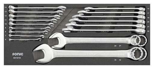 [601910] Kombinuotas rinkinys 1/4" ir 3/8" SFS-XS, 19 vnt. (601910, SONIC)