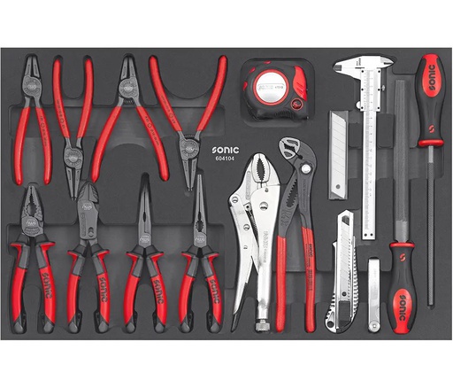 [604104] Replių komplektas, 17 vnt., SONIC EQUIPMENT 604104