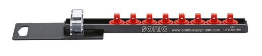 [PR-L200208] Socket rail 1/4 in., 8 clips (PR-L200208, SONIC)