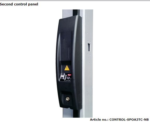 [CONTROL-SPOA3TC-NB] Additional control panel for Rotary two-post lifts (CONTROL-SPOA3TC-NB, BLITZROTARY)