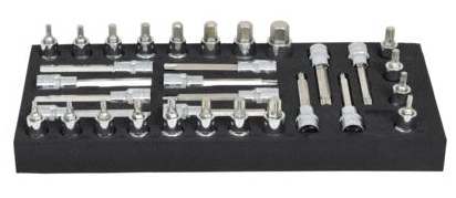 [818.1305] 1/2 raktų su terkšle komplektas, KS Tools, 818.1305