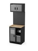 [AQ06B] Cabinet set with waste bin and paper holder, AQ06B, AutoEQ