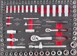 Tool set for trolleys, 87 pcs (AQT7002, AUTOEQ)
