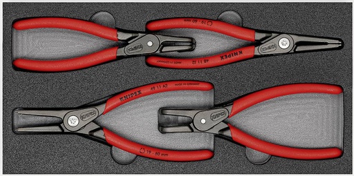 [00 20 01 V09] [00 20 01 V09] [00 20 01 V09] Įrankių komplektas į vežimėlius (4vnt) KNIPEX [00 20 01 V09]