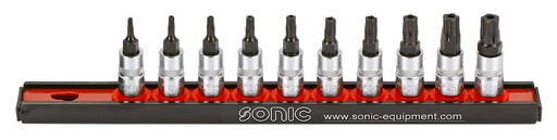 [101005] 1/4 muciņu komplekts ar Torx uzgaļiem (10gab) (101005, SONIC)