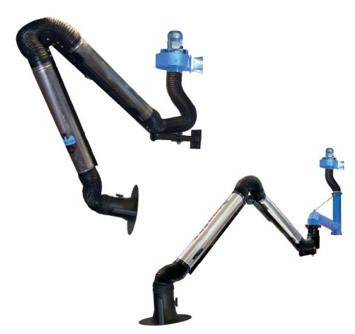 [TECHNO330/150] Suvirinimo dūmų ištraukimo ranka 3,3 m su ventiliatoriumi 1,1 kW (TECHNO330/150, FILCAR)