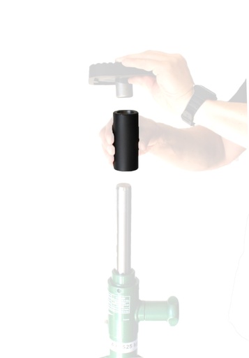 [53013] Adapteris be keturių svirčių greičių dėžės keltuvui TJ 1000/TJ-T 1300, Ø35 mm (53013, COMPAC)