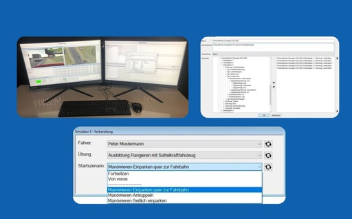 [ControlDesk] Instruktoriaus valdymo stalas su kompiuteriu ir programine įranga (ControlDesk, FOERST)