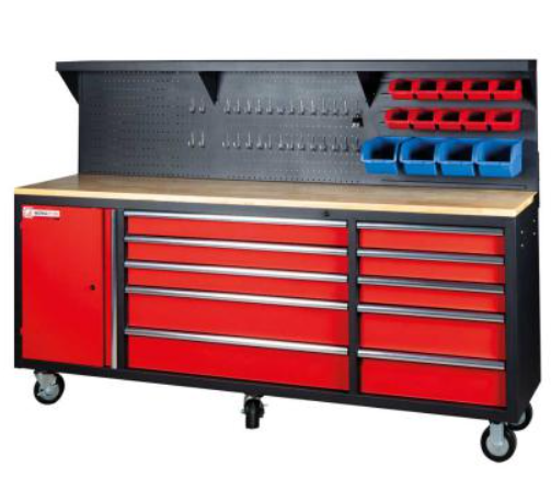 [WEWA2130] Mobile workbench with tool wall (WEWA2130, HOLZMANN)
