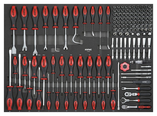 [114101] Instrumentu komplekts 141 gab. (114101, SONIC)