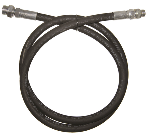 [16741] Hidraulinė žarna su jungtimis 3M X 1/2" G3/4"(M)/G1/2"(F) - G1/2"(F/M) EUROLUBE