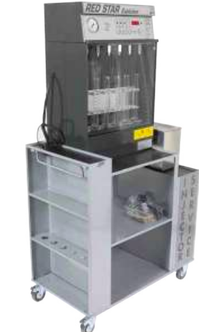 [02.007.09] Petrol and LPG injector testing and cleaning bench RED STAR PROFI SPIN (02.007.09, CARBON ZAPP)