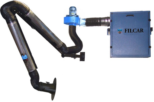 [TECHNOSTAR-4000-NG/4] Wall-mounted welding fume extraction system (TECHNOSTAR-4000-NG/4, FILCAR)