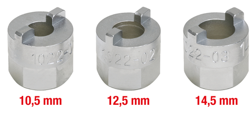 [150.9410] Spec. galvučių kompl. (3 vnt.) amortizatoriams atsukti