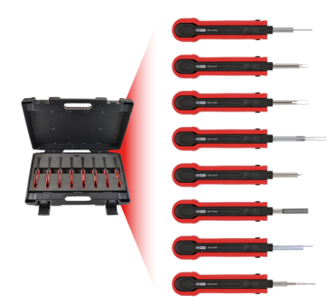 [154.0140] Įrankių komplektas junčių remontui (8vnt)