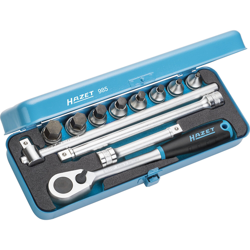[985] Screwdriver socket set, 12 pcs (985, HAZET)