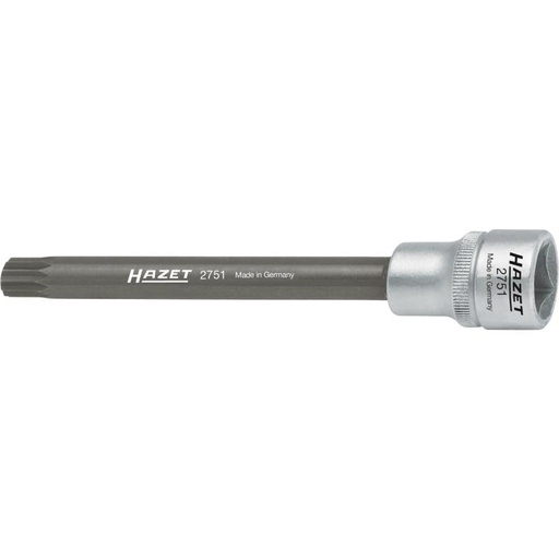 [2751] Cylinder head bolt socket, 1/2" (12.5 mm) square, XZN M10 (2751, HAZET)