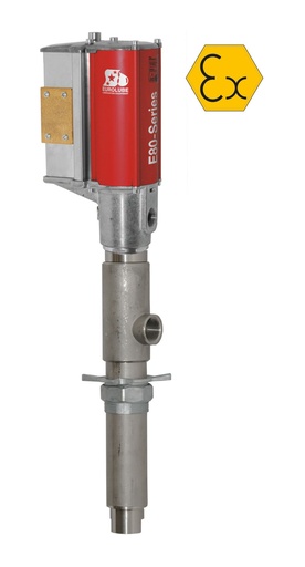 [12741] Stainless Steel Air Operated Pump 4:1, stub, ATEX (12741, EUROLUBE)