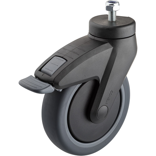 [162C-011] Swivel castor with brake (162C-011, HAZET)