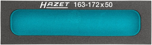 [163-172X50] Minkšto porolono įdėklas su skyreliais smulkioms detalėms (163-172X50, HAZET)