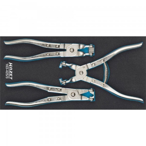 [163-425/3] Hose clamp pliers set, 3-piece (163-425/3, HAZET)