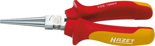 [1826VDE-22] Round nose pliers with protective insulation 160 mm (1826VDE-22, HAZET)