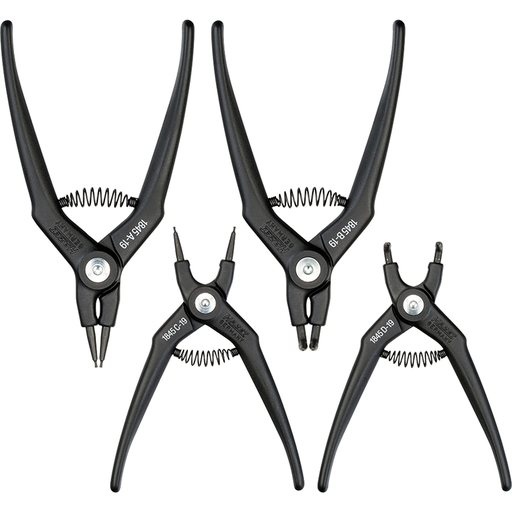 [1845/4] Circlip pliers set, 4 pcs (1845/4, HAZET)
