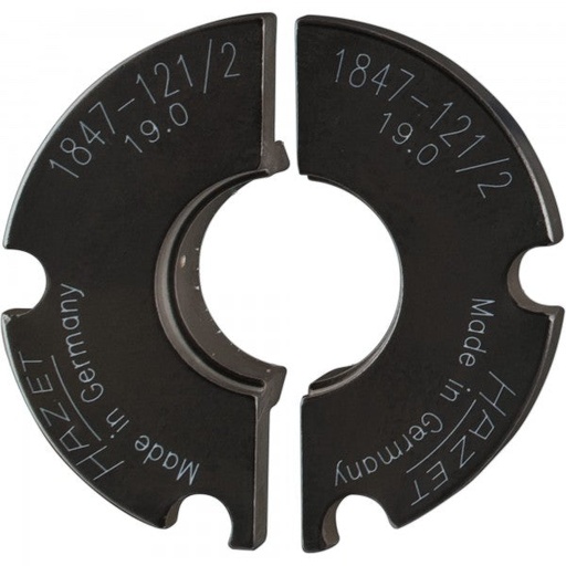 [1847-121/2] Half shell pair, ⌀ 19 mm (1847-121/2, HAZET)