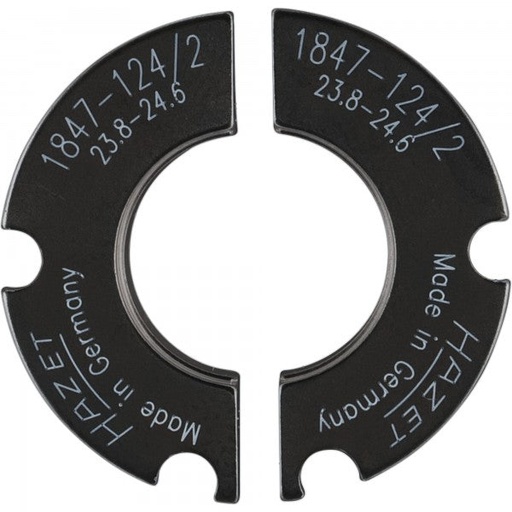 [1847-124/2] Pusčaulu pāris, ⌀ 23.8 – 24.6 mm (1847-124/2, HAZET)