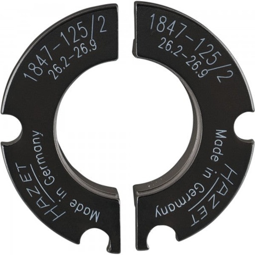 [1847-125/2] Half shell pair, ⌀ 26.2 – 26.9 mm (1847-125/2, HAZET)