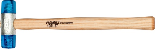 [1951-27] Plastic soft-faced hammer, low rebound, 27 mm (1951-27, HAZET)