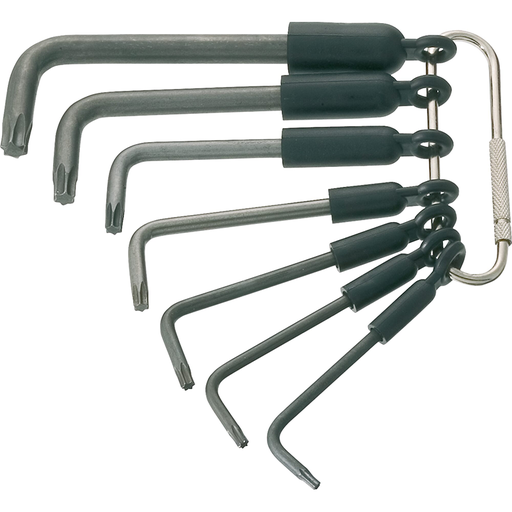 [2115-T/7R] Kampinių atsuktuvų rinkinys - vidinis TORX® profilis (2115-T/7R, HAZET)