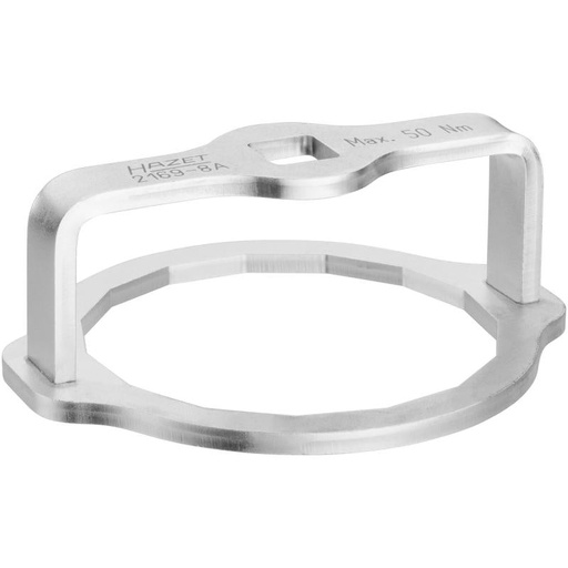 [2169-8A] Eļļas filtra atslēga - 1/2 collas (12.5 mm) kvadrāts, dobs (2169-8A, HAZET)