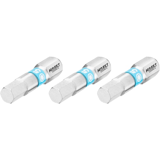 [2204N-5/3] Screwdriver bit, 1/4″ (6.3 mm) hex, one-piece (2204N-5/3, HAZET)