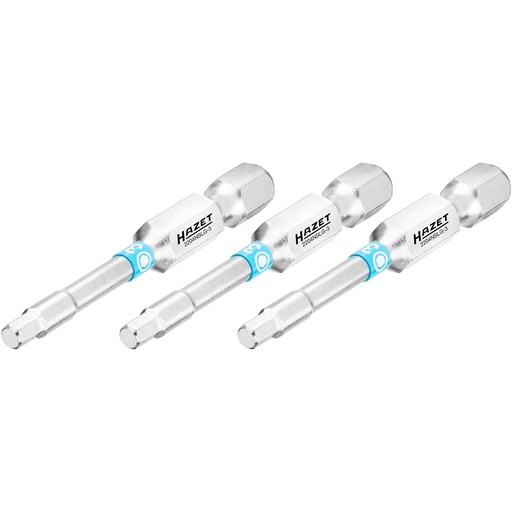 [2204NSLG-3/3] Screwdriver bit, 1/4″ (6.3 mm) hex, one-piece (2204NSLG-3/3, HAZET)