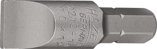 [2210-14] Screwdriver bit, 5/16″ (8 mm) hex, one-piece (2210-14, HAZET)