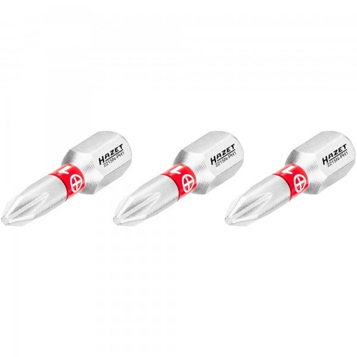 [2215N-PH1/3] Atsuktuvo antgalis, kryžminis Phillips PH1, 1/4″ (6,3 mm) šešiabriaunis (2215N-PH1/3, HAZET)