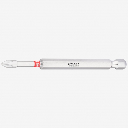 [2215NELG-PH1] Screwdriver bit, Phillips PH1, 1/4″ (6.3 mm) hex (2215NELG-PH1, HAZET)