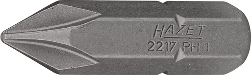 [2217-PH1] Atsuktuvo antgalis, kryžminis Phillips PH1, 5/16″ (8 mm) šešiabriaunis (2217-PH1, HAZET)