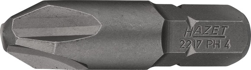 [2217-PH4] Skrūvgrieža uzgalis, Phillips PH4, 5/16″ (8 mm) sešstūra (2217-PH4, HAZET)